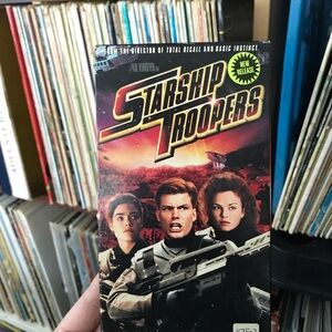Starship Troopers VHS Movie - Black & Red